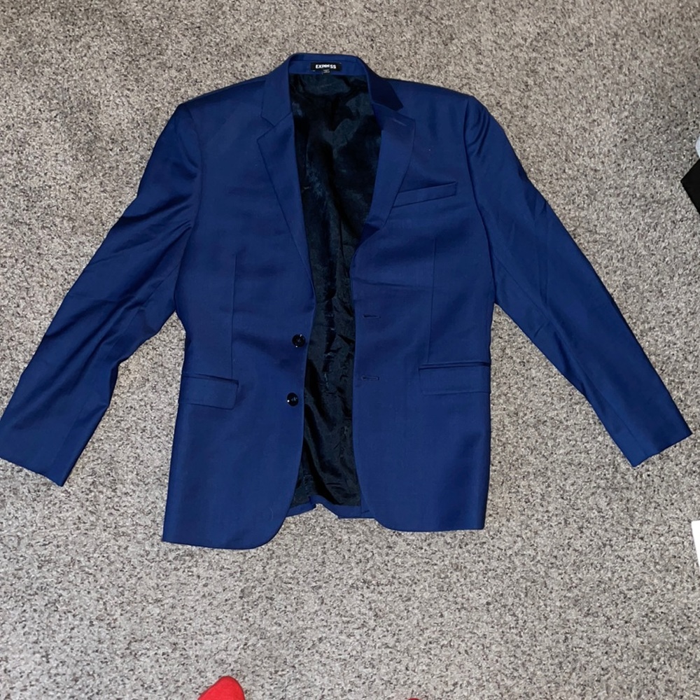 Slim Fit Express Navy Suit Jacket